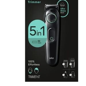 Braun Black 5-in-1 Men's Grooming Trimmer